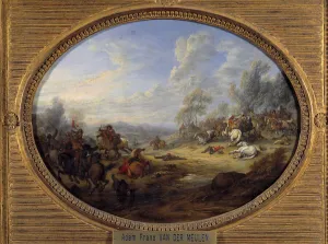 Cavalry Shock A battle under the rule of Louis XIV. Painting by Adam Van der Meulen Cavalry Shock A battle under the rule of Louis XIV. Painting by Adam Van der Meulen