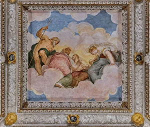 Zeus Gallery: Ceiling, Hall of the Council of Gods (fresco)
