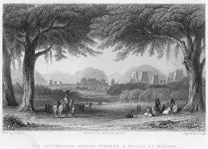 Thomas (after) Allom Gallery: The Celebrated Hindoo Temples, and Palace, at Madura (engraving)