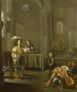 The Celebration of the liberation of a cathedral by the Dutch Militia The Celebration of the liberation of a cathedral by the Dutch Militia