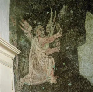 Censing angel, late 13th century (wall painting) Censing angel, late 13th century (wall painting)