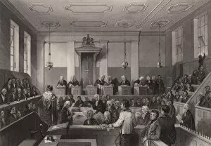 Central Criminal Court, Old Bailey, London (engraving)