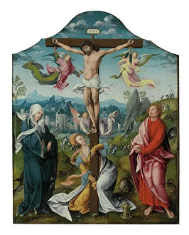 Christ Passion Gallery: Central panel: The Crucifixion. Triptych, c.1505-30 (oil on panel)