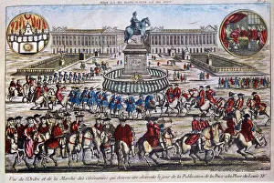Ceremony for the publication of Peace (end of the Seven Years War), Place Louis XV Ceremony for the publication of Peace (end of the Seven Years War), Place Louis XV