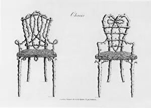Chairs, from Grotesque Architecture, or Rural Amusement, by William Wrighte