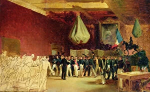 The Chamber of Deputes presents to the Duke of Orleans, Louis Philippe I (1773-1850)