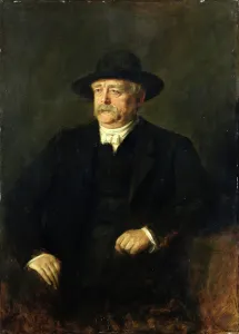 Chancellor Otto von Bismarck (1815-98), 1849 (oil on canvas) Chancellor Otto von Bismarck (1815-98), 1849 (oil on canvas)