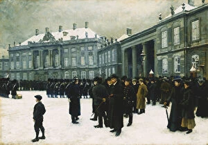 Changing Of The Guard Gallery: Changing of the Guard at Amalienborg Palace, 1902-1903 (oil on canvas)
