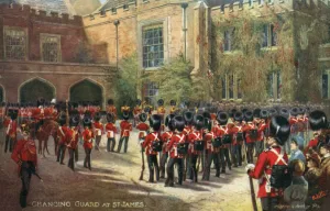 Changing Of The Guard Gallery: Changing of the Guard (colour litho)