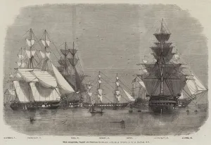 The Channel Fleet in Portland Roads (engraving) The Channel Fleet in Portland Roads (engraving)