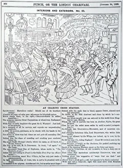 Railway Line Gallery: The chaotic state of Charing Cross station