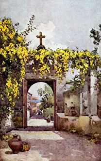 Ella Du Cane Gallery: A Chapel Doorway (colour litho)