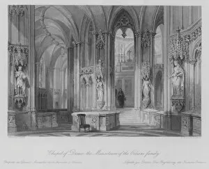Thomas (after) Allom Gallery: Chapel of Dreux, the Mausoleum of the Orleans family (engraving)