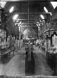 The chapel of the Ecole Nationale Superieure des Beaux-Arts, c.1890-99 (b/w photo) The chapel of the Ecole Nationale Superieure des Beaux-Arts, c.1890-99 (b/w photo)