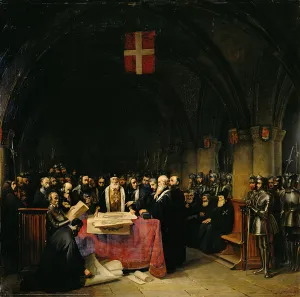 The Chapter of the Order of St. John of Jerusalem held in Rhodes in 1524, 1839 (oil The Chapter of the Order of St. John of Jerusalem held in Rhodes in 1524, 1839 (oil