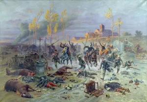 The Charge of French Soldiers at the Battle of the Marne, 8th or 9th September 1914 The Charge of French Soldiers at the Battle of the Marne, 8th or 9th September 1914
