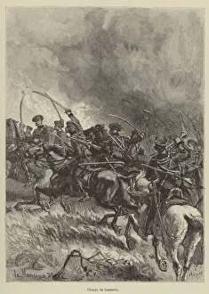Charge de hussards (engraving)