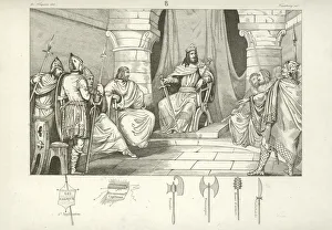 Charibert I, Frankish King of Paris (engraving) Charibert I, Frankish King of Paris (engraving)