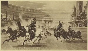 The Chariot Race (photogravure) The Chariot Race (photogravure)