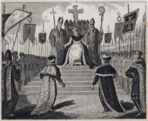 Charlemagne instituting the Champ de Mars (engraving) Charlemagne instituting the Champ de Mars (engraving)