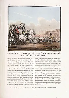 Charles de Crequi is killed during the liberation of the town of Breme, c Charles de Crequi is killed during the liberation of the town of Breme, c