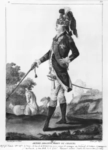 Charles of France (1757-1836) Count of Artois, wearing the casq and uniform of colonel Charles of France (1757-1836) Count of Artois, wearing the casq and uniform of colonel