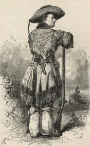 Charles H. Utter, aka Colorado Charlie, illustration from The World in the Hands' Charles H. Utter, aka Colorado Charlie, illustration from The World in the Hands'