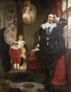 Charles I bidding goodbye to his children (oil on canvas) Charles I bidding goodbye to his children (oil on canvas)