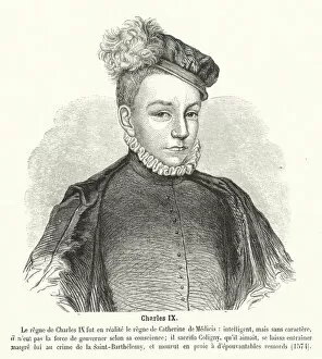 Medici Family Collection: Charles IX (engraving)