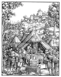 Charles V in a military camp Charles V in a military camp