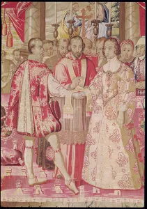 The Charles V Tapestry depicting the Marriage of Charles V (1500-58) to Isabella of Portugal The Charles V Tapestry depicting the Marriage of Charles V (1500-58) to Isabella of Portugal