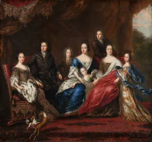 Charles XIas family with relatives from the duchy Holstein-Gottorp Charles XIas family with relatives from the duchy Holstein-Gottorp