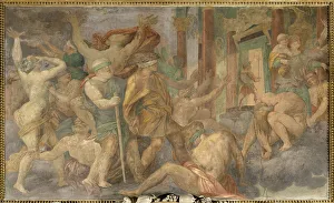 The Chassee Ignorance (fresco of the gallery Francois 1er) 16th century The Chassee Ignorance (fresco of the gallery Francois 1er) 16th century