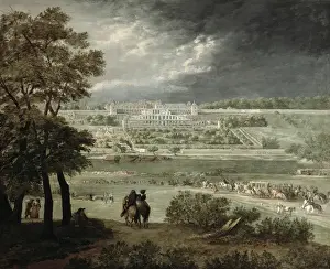 Chateau of St. Germain-en-Laye in 1655 (oil on canvas) Chateau of St. Germain-en-Laye in 1655 (oil on canvas)