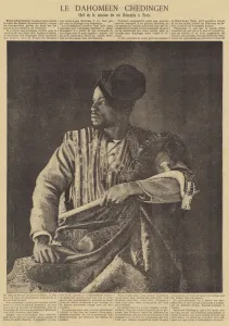 Chedingen, leader of the mission from the Dahomean king Behanzin to Paris (litho) Chedingen, leader of the mission from the Dahomean king Behanzin to Paris (litho)