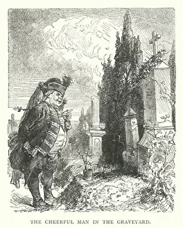 The Cheerful Man in the Graveyard (engraving) The Cheerful Man in the Graveyard (engraving)