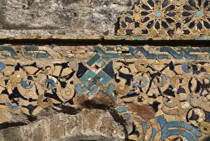 Rabat Gallery: Chella necropolis, medersa, detail of the door (mosaic)