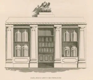 Chemist's Shop, Great Russell Street, Bloomsbury (engraving) Chemist's Shop, Great Russell Street, Bloomsbury (engraving)