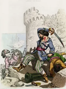 The Chevalier de Gramont, from Histoire des Pirates by P The Chevalier de Gramont, from Histoire des Pirates by P