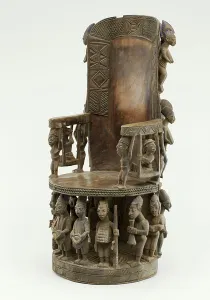 Chief's Throne, Yoruba Culture (wood & pigment) Chief's Throne, Yoruba Culture (wood & pigment)