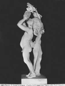 Child with grapes, 1845 (marble) (see also 414583) Child with grapes, 1845 (marble) (see also 414583)