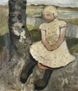 Child Sitting under a Tree; Kind Sitzend unter Einem Baum, c.1905 (oil on canvas) Child Sitting under a Tree; Kind Sitzend unter Einem Baum, c.1905 (oil on canvas)
