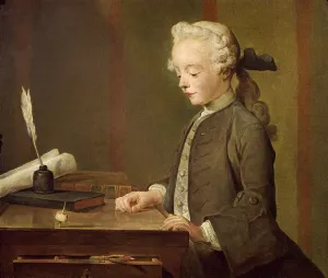 The Child with a Teetotum, Portrait of Auguste-Gabriel Godefroy (1728-1813) 1741 The Child with a Teetotum, Portrait of Auguste-Gabriel Godefroy (1728-1813) 1741