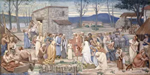 The Childhood of Saint Genevieve, 1874 (oil on canvas) The Childhood of Saint Genevieve, 1874 (oil on canvas)