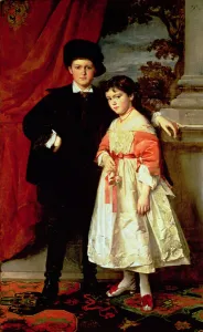 The children of Freiherr von Seidler (oil on canvas) The children of Freiherr von Seidler (oil on canvas)