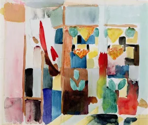 Children at the Greengrocer's I, 1913 (watercolour on paper) Children at the Greengrocer's I, 1913 (watercolour on paper)