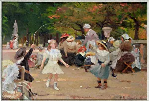 Children in the Tuileries Gardens, 1901 Children in the Tuileries Gardens, 1901