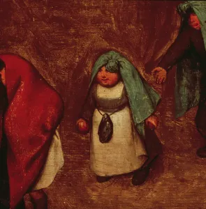 Children's Games, detail of the left-hand section, 1560 (oil on panel Children's Games, detail of the left-hand section, 1560 (oil on panel