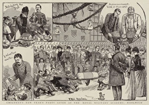 Children's New Year's Party given at the Royal Military Academy, Woolwich (engraving)