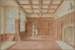 Chillington House Maidstone, View of Great Hall, 1851 (Watercolour) Chillington House Maidstone, View of Great Hall, 1851 (Watercolour)